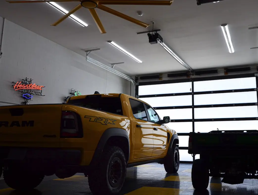 On Track garage door service truck